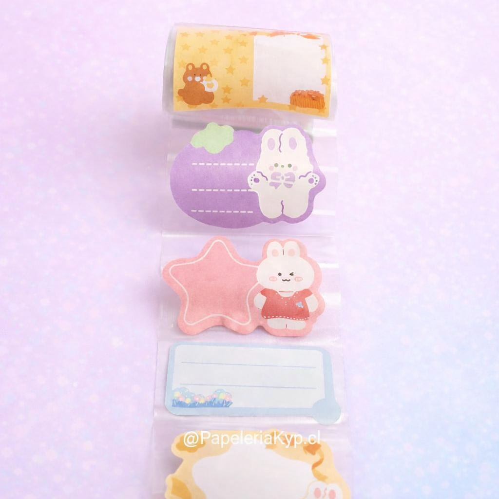🐇 Caja de Post-it Adhesivos Conejito ✨ - Imagen 2