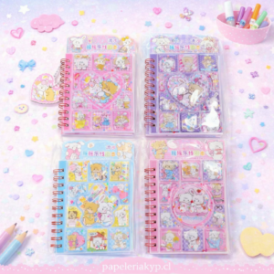 📔 Mini Libreta + Stickers Mikko Ilustraciones✨