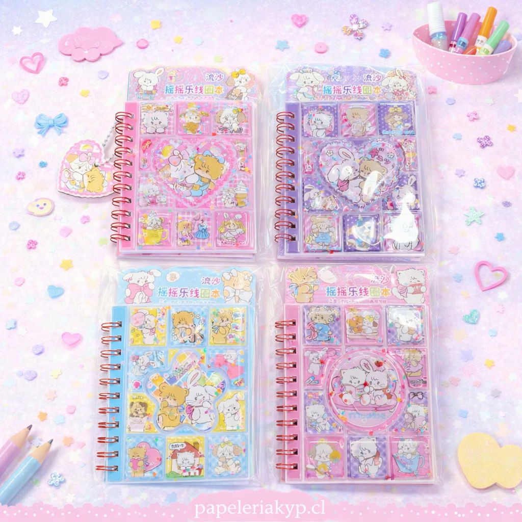 📔 Mini Libreta + Stickers Mikko Ilustraciones✨
