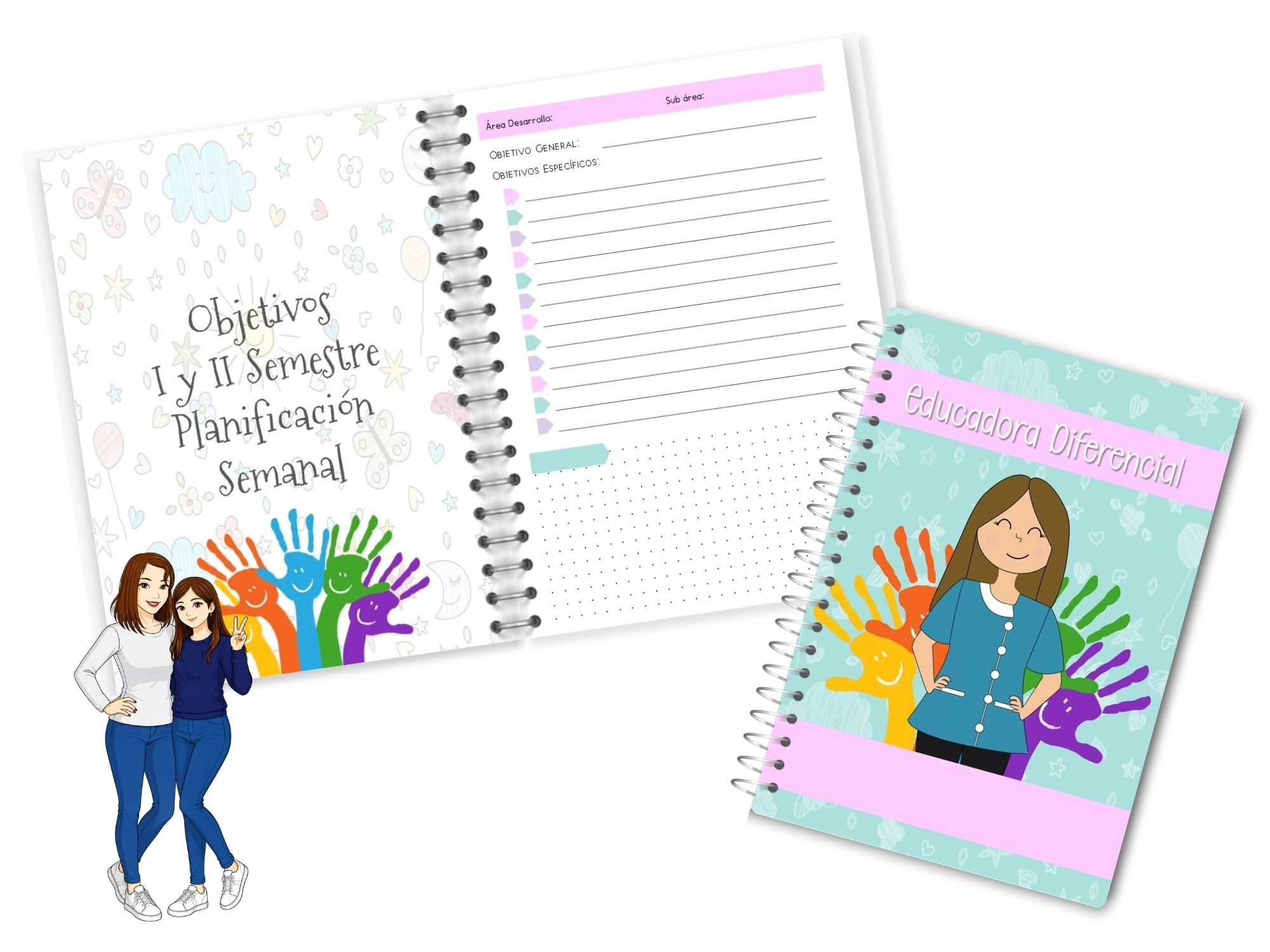 🍎✨ Agenda Educadora Diferencial ✨🧠 - Imagen 3