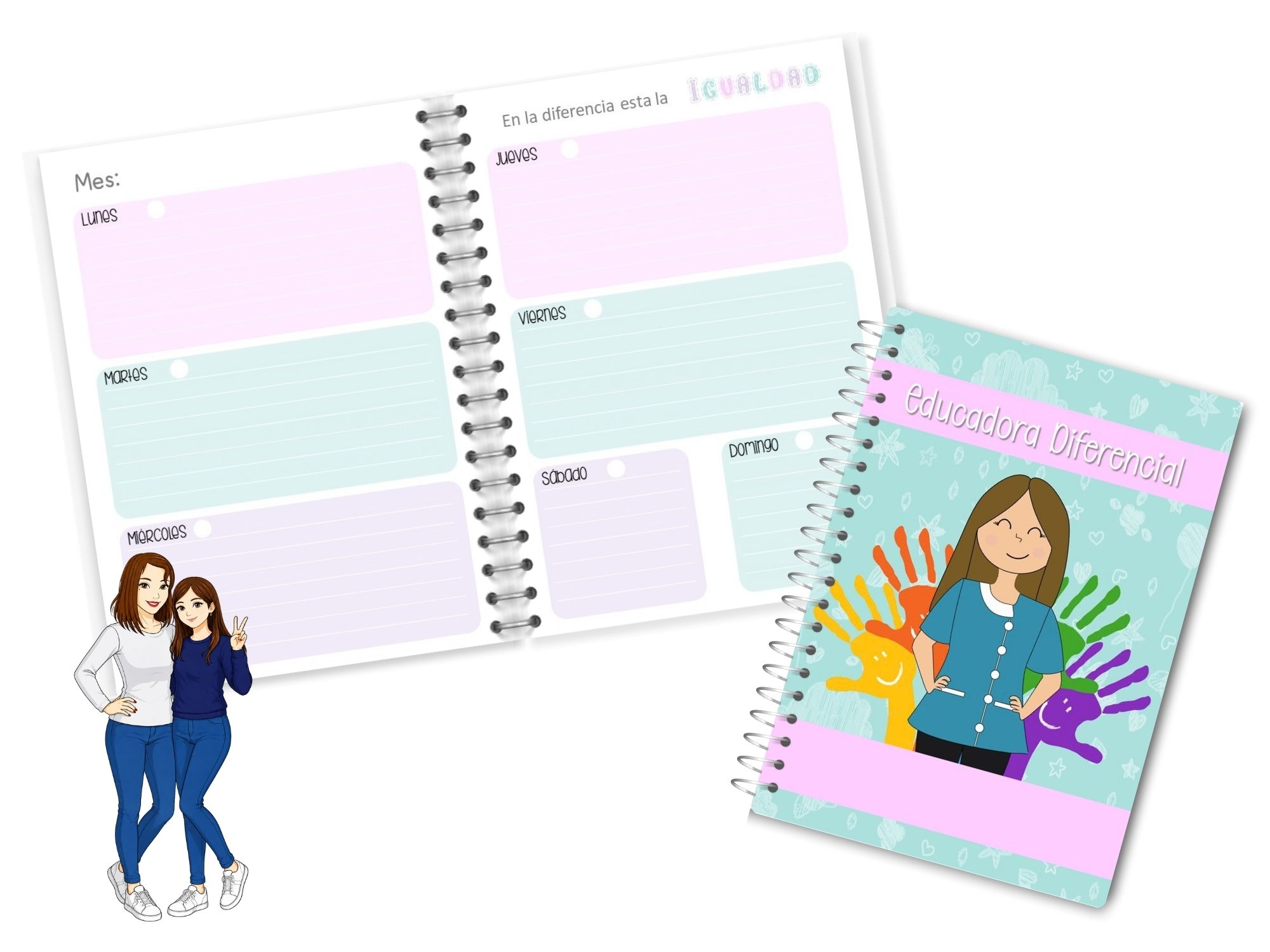 🍎✨ Agenda Educadora Diferencial ✨🧠 - Imagen 4