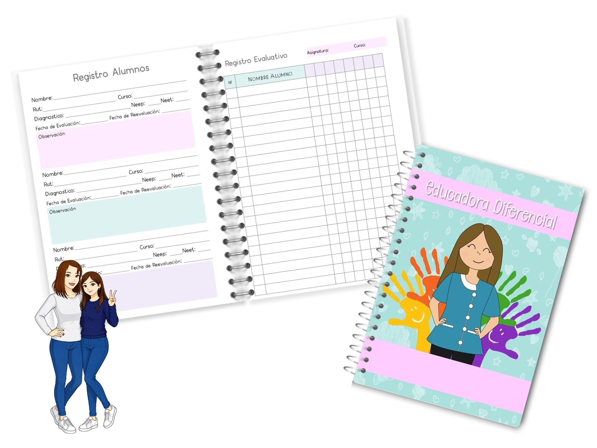 🍎✨ Agenda Educadora Diferencial ✨🧠 - Imagen 5
