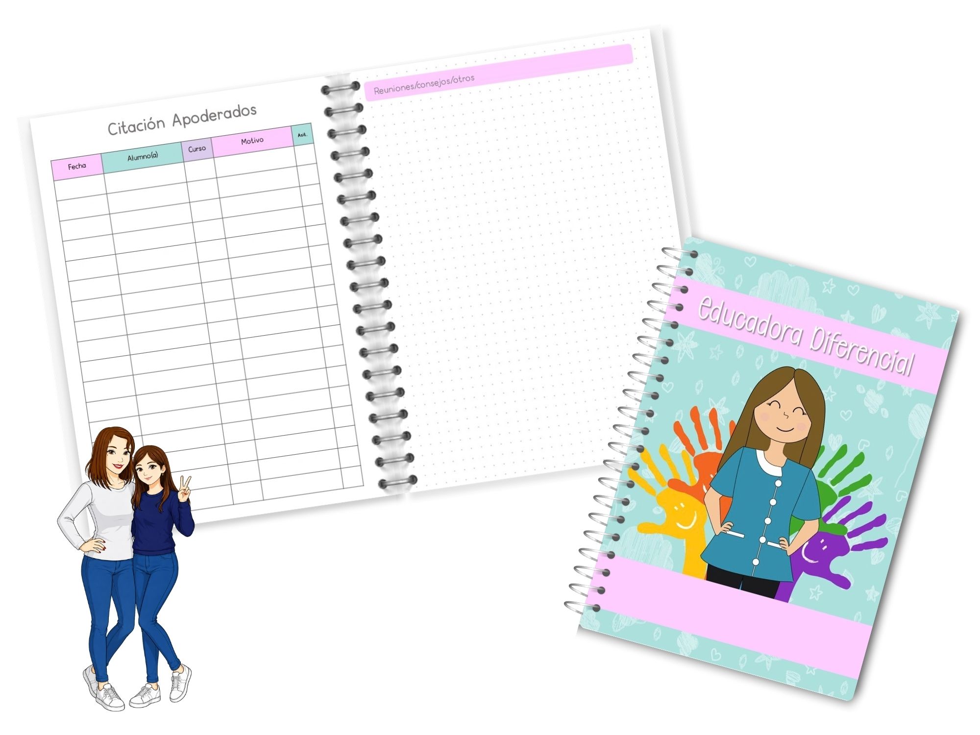 🍎✨ Agenda Educadora Diferencial ✨🧠 - Imagen 6
